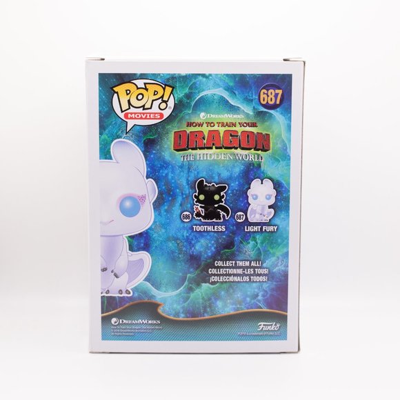 Funko Pop! Vinyl How to Train Your Dragon (HTTYD) Light Fury #687 (GUC) - Picture 3 of 6